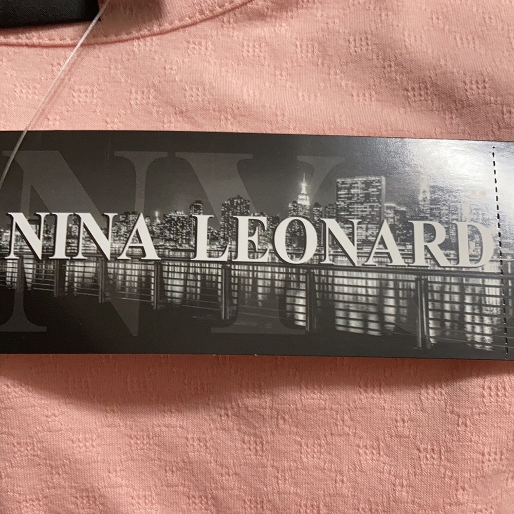 NWT Short Sleeves Nina Leonard Dress - Picture 6 of 8
